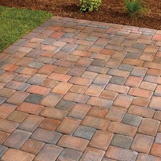 Anchor 8.25 in. x 5.5 in. Autumn Blend Dutch Cobble Concrete Paver (240- Piece Pallet) 10154806