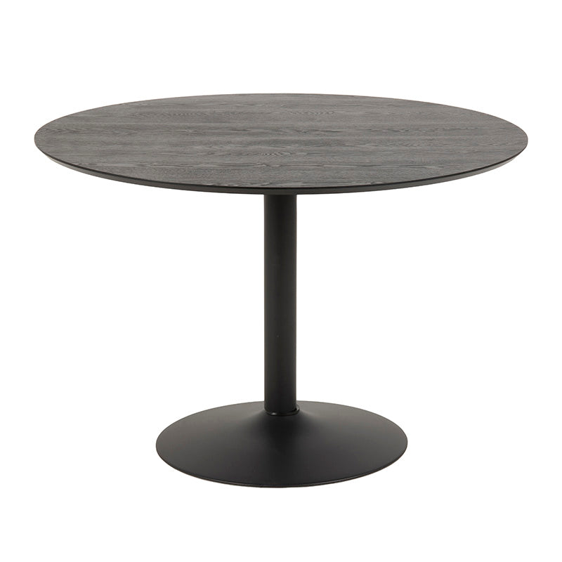 TITAN Round Dining Table 110cm - Black