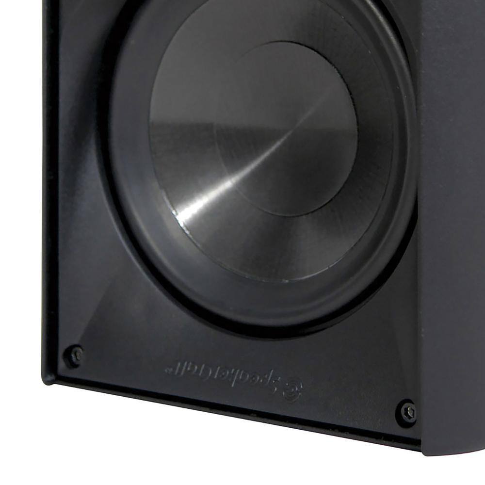 100-Watt Outdoor Speaker 5-14 in. Woofer with Rubber Surround Timbre-matched to all One-Series Speakers (Black) ASM80516