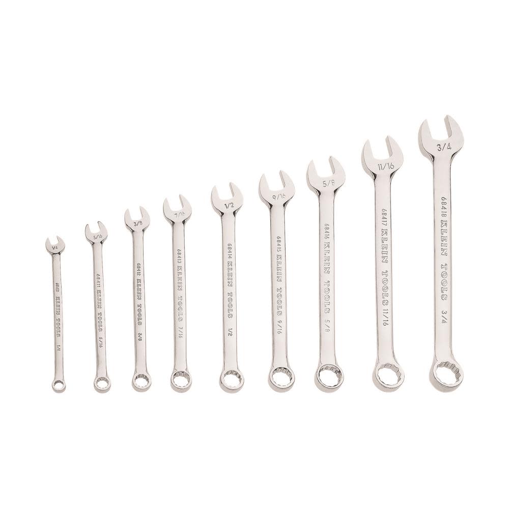 9 Piece Combination Wrench Set