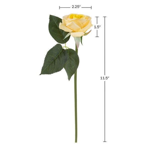 Pure Garden 18pcs Rose Artificial Flowers