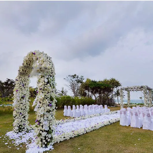 ARTIFICIAL TOPIARY plant Wedding  archway customized 12 feet height Hotel celebration decorative customized