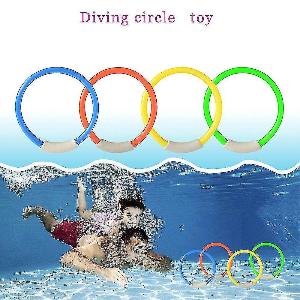 Diving Underwater Swimming Colorful Pool Sink Under Water Fun Toy4 Pieces4 Colors