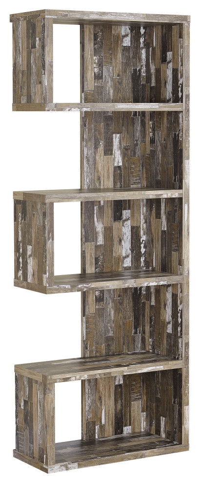 Joey 5 tier Bookcase Salvaged Cabin   Modern   Bookcases   by Modon  Houzz