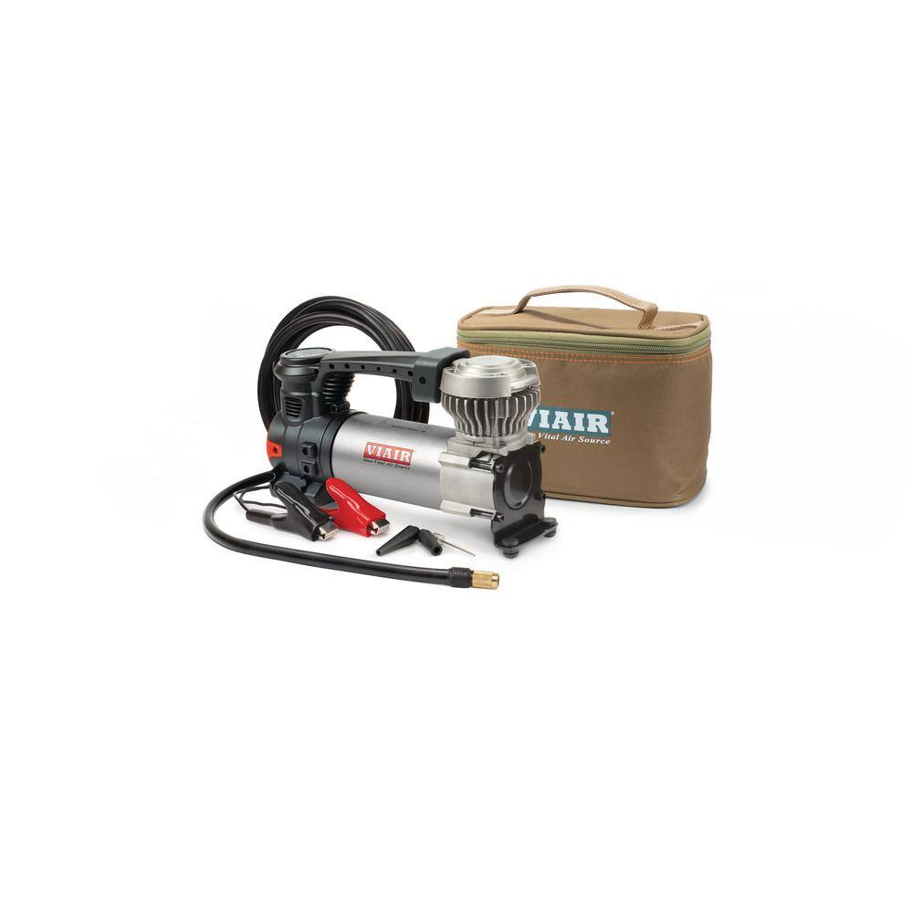 VIAIR 88P Portable Compressor Kit Alligator Clamps Tire InflatorPump 12-Volt(12V) 120 PSI For up to 33