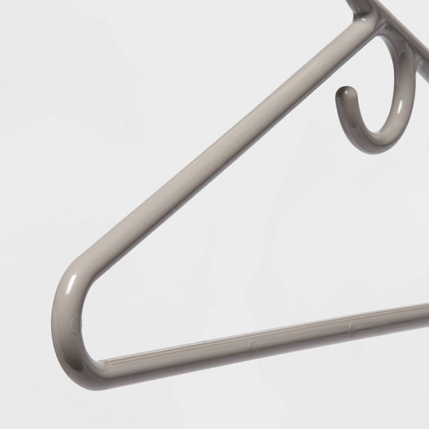 5pk Super Heavy Weight Hangers Gray