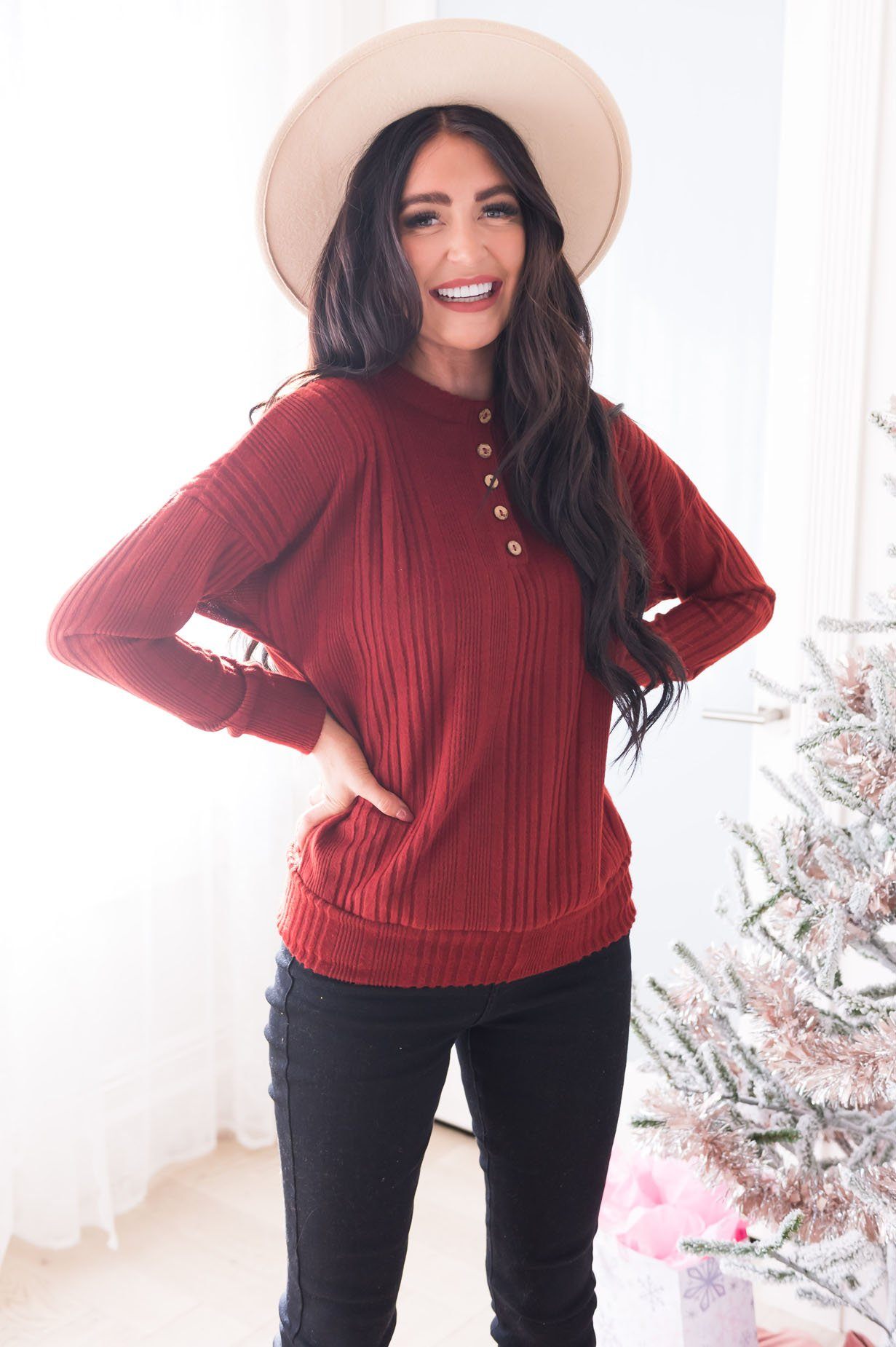 Pretty & Playful Modest Blouse