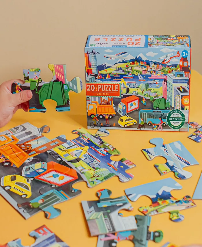 Eeboo Vehicles Puzzle