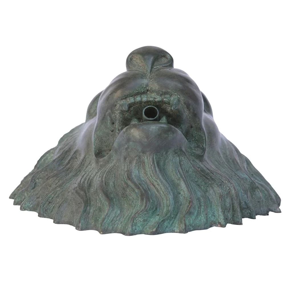 Florentine Lion Head Spouting Bronze Garden Wall Sculpture by Design Toscano