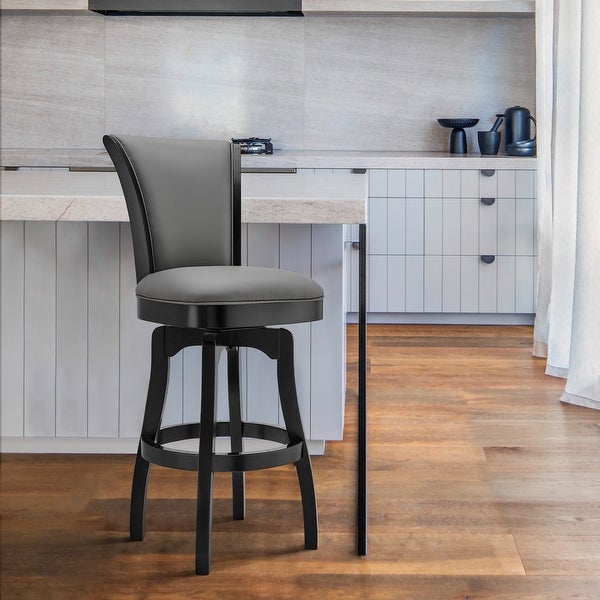 Raleigh Armless Swivel Bar and Counter Height Stool