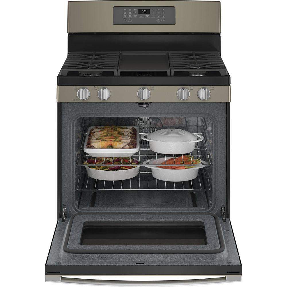 GE 30-inch Freestanding Gas Range with Convection Technology JCGB735EPES