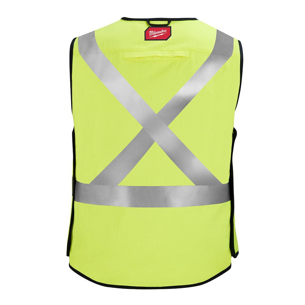 MW High Vis Safety Vest Cdlass 2 Breakaway AR/FR Cat 2 48-73-5311M910 from MW