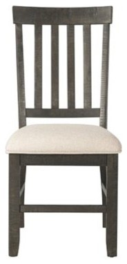 Picket House Furnishings Stanford Side Chair in Dark Ash (Set of 2)   Transitional   Dining Chairs   by Homesquare  Houzz