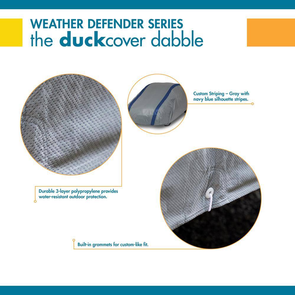 Classic Accessories Duck Covers Weather Defender Sedan Semi-Custom Car Cover Fits up to 16 ft. 8 in. A3C200