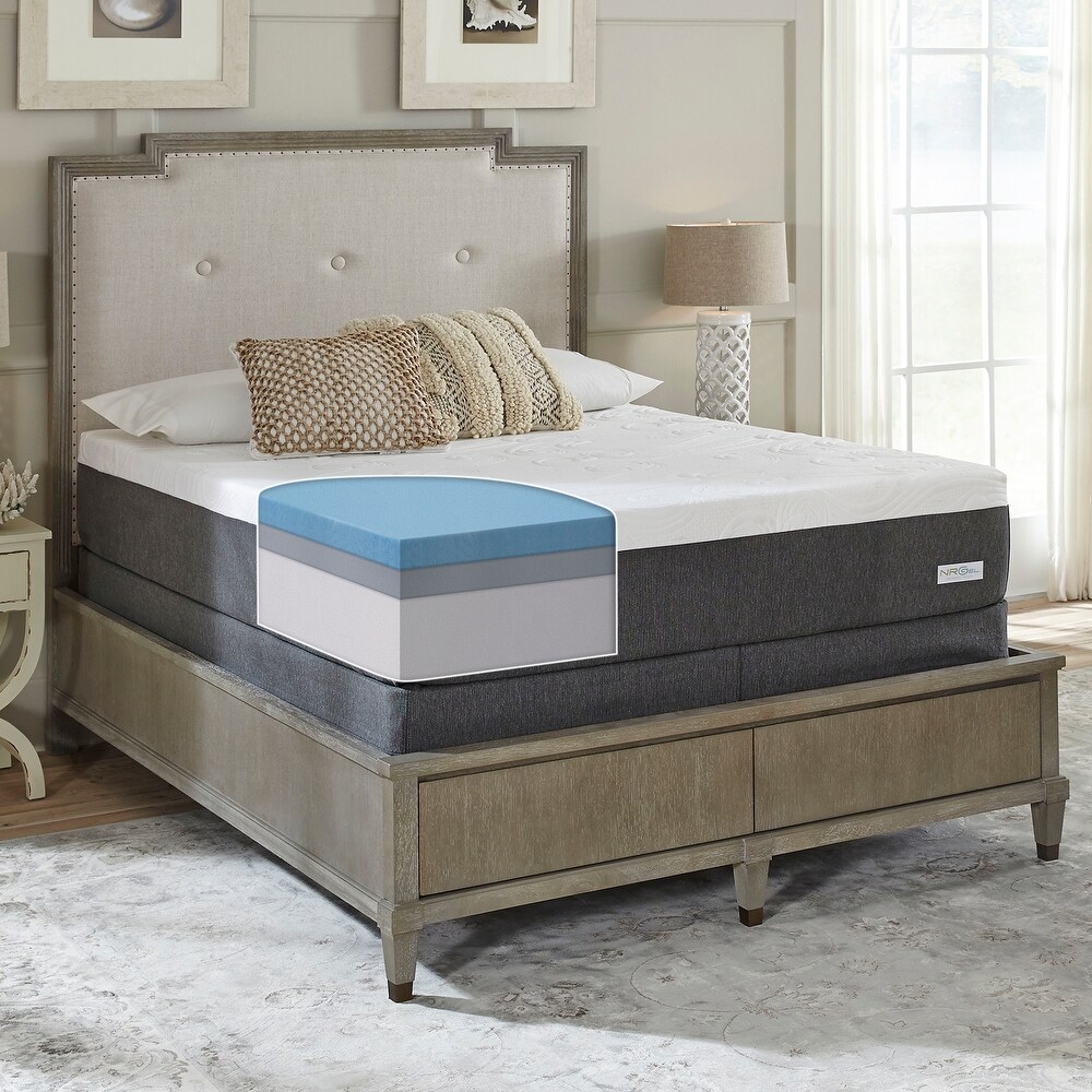 ComforPedic from BeautyRest 12 inch NRGel Mattress Set