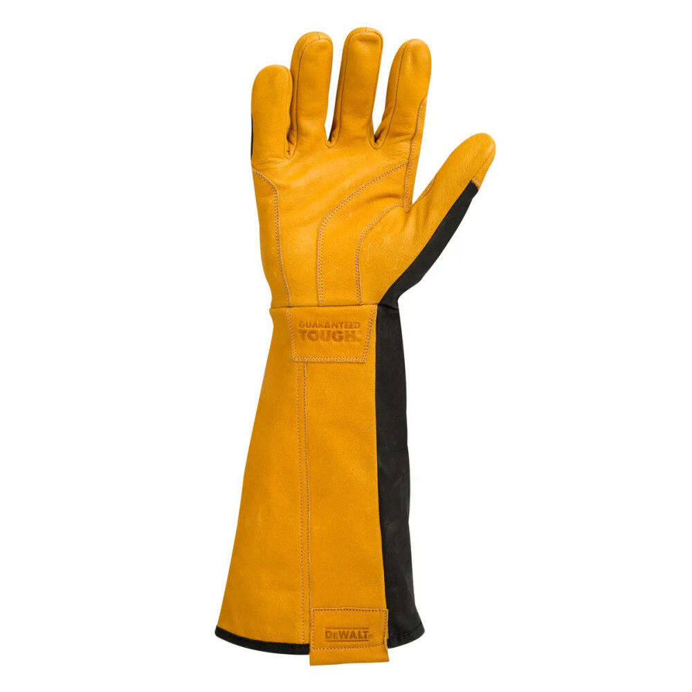 DW Welding Gloves Medium Black/Yellow Premium Leather DXMF04051MD from DW