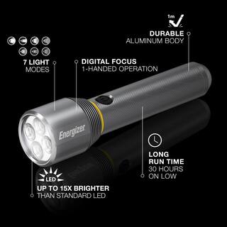 Energizer Vision HD Ultra LED Flashlight 2000 Lumens ENPMZH91EH