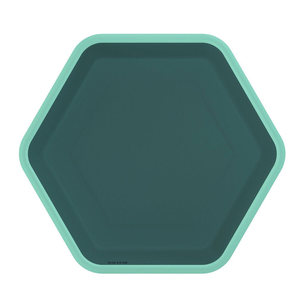 Hallmark  Green Hexagonal Dessert Plates, Set of 8