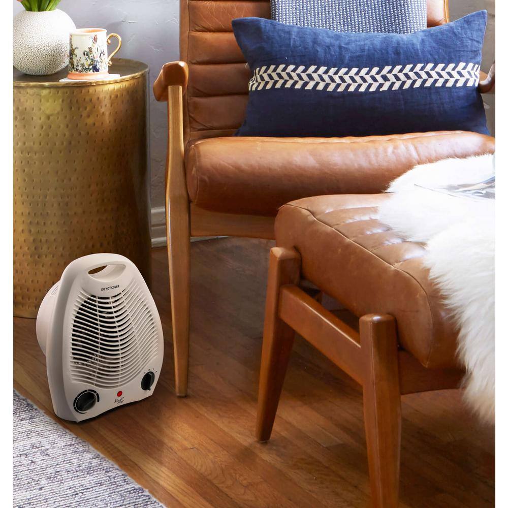 1500-Watt Electric Portable Fan Heater with Adjustable Thermostat 985100342M