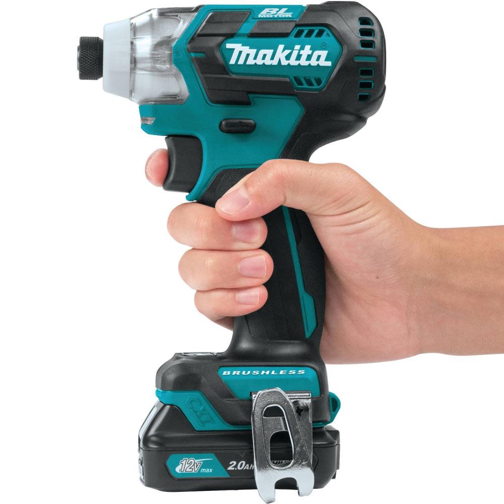 12 Volt Max CXT Lithium-Ion Brushless Cordless Impact Driver Kit， 2.0 Ah ;