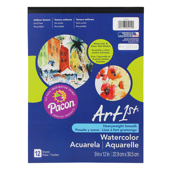 Pacon PAC4910 Art1St Watercolor Pad