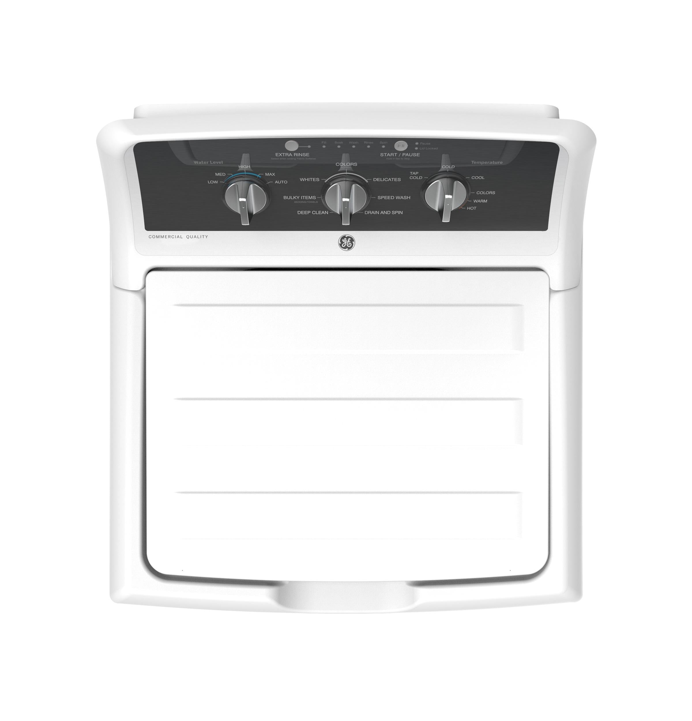 Ge Appliances GTW525ACWWB Ge® 4.3 Cu. Ft. Capacity Washer With Stainless Steel Basket,5-Yr Limited Warranty​