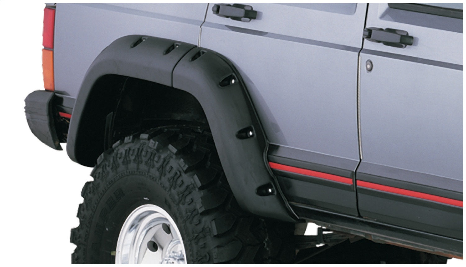 Bushwacker 10911-07 Jeep Cut-Out Fender Flare - Set of 4