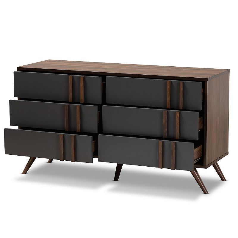 Baxton Studio Naoki 6-Drawer Dresser