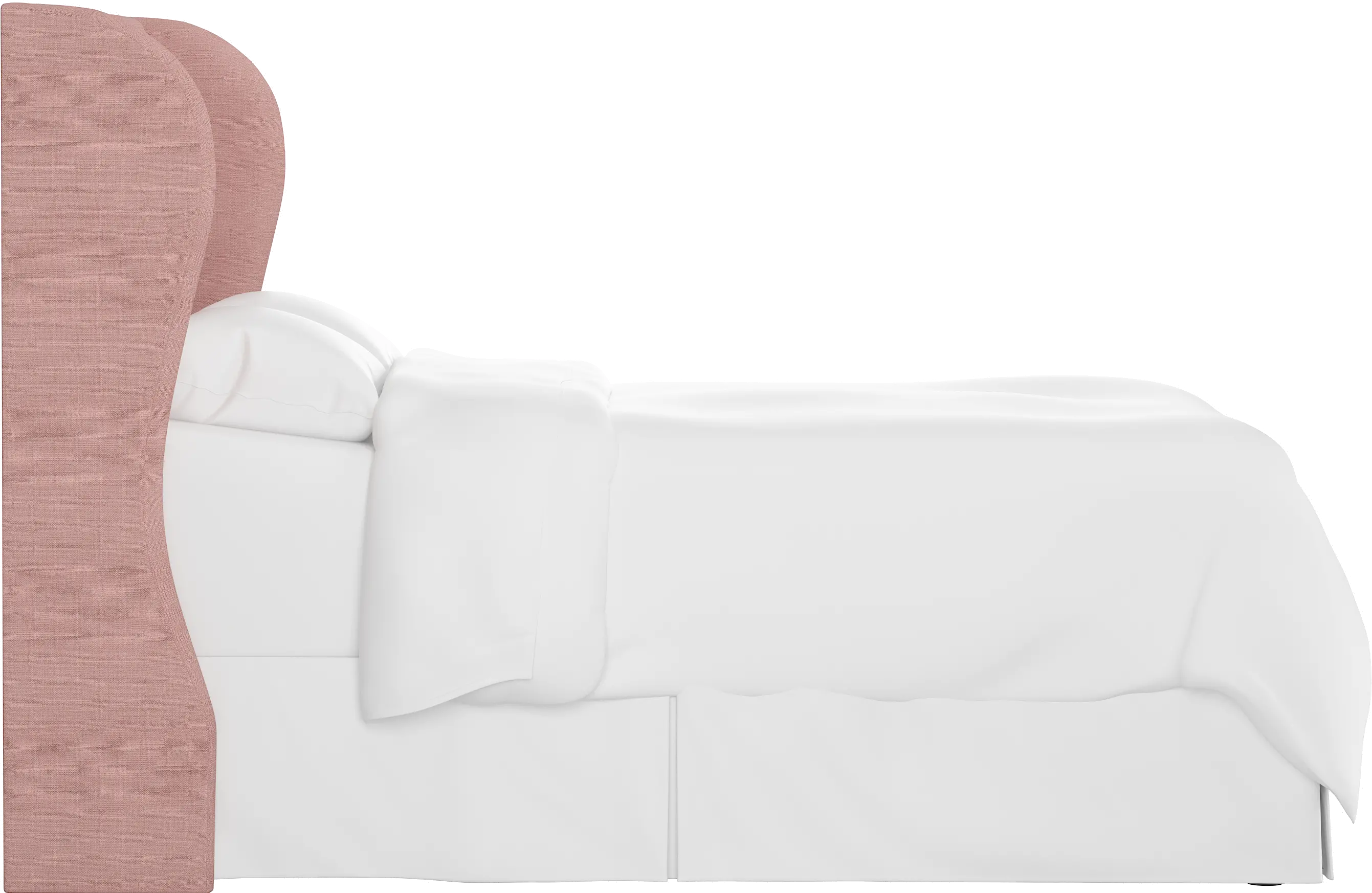 Jaclyn Blush Sloped Wingback Twin Headboard - Skyline Furniture