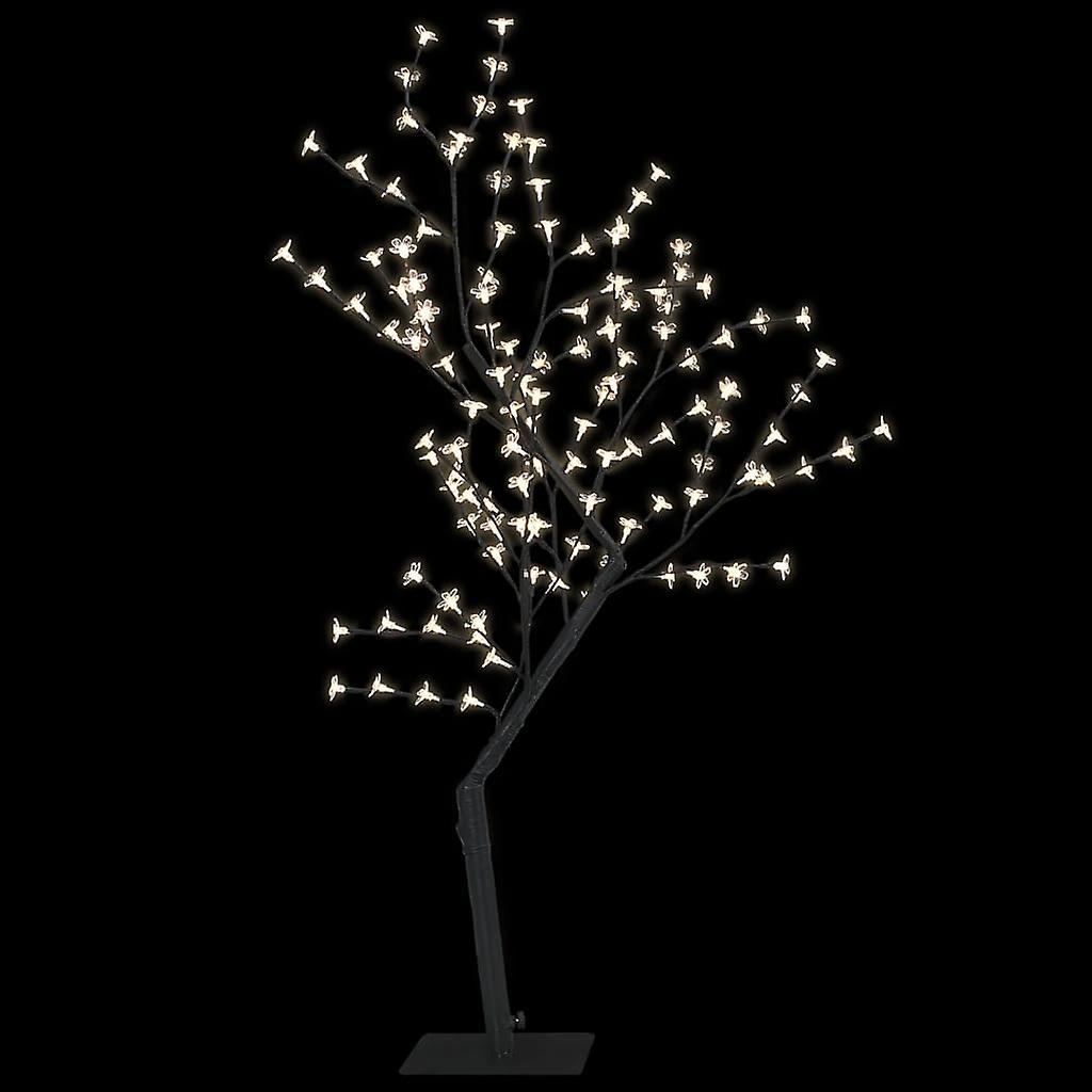 Vidaxl Christmas Tree 128 Leds Warm White Light Cherry Blossom 4 Ft