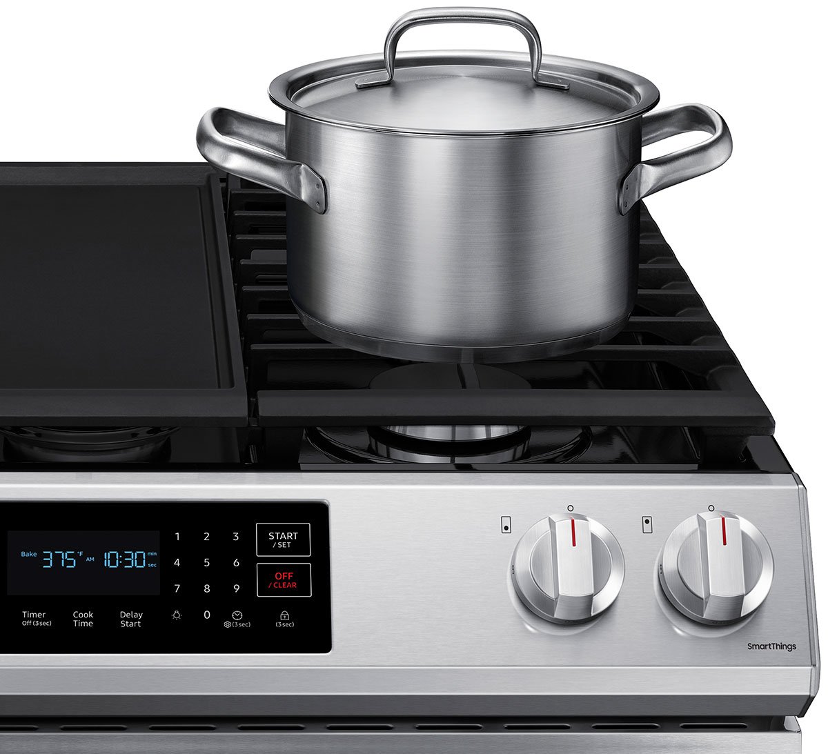  ADA 6 Cu. Ft. Fingerprint Resistant Stainless Steel Smart Slide-In Gas Range With Air Fry and Convection