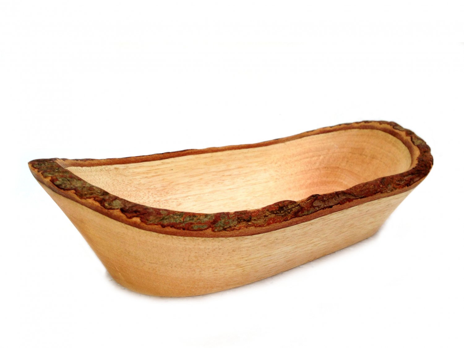 Rustic Wood Bowl Turned Wood Bowl Handmade Rustic Bowl Wooden Bowl Tree Bark Bowl