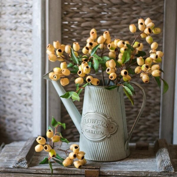 RusticReach Loquat Fruit Stem in Yellow 15 Tall