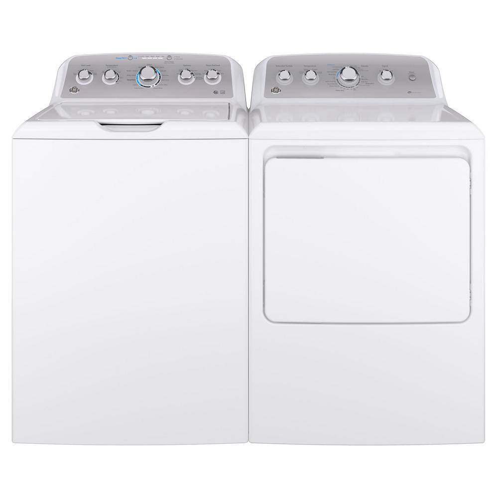 GE 4.6 cu. ft. High-Efficiency White Top Load Washer with Infusor ENERGY STAR GTW500ASNWS