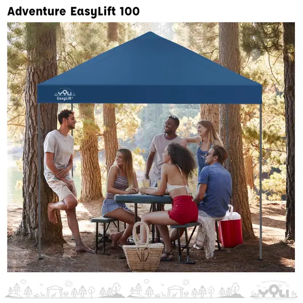 YOLI 10'x10' Adventure EasyLift Instant Canopy