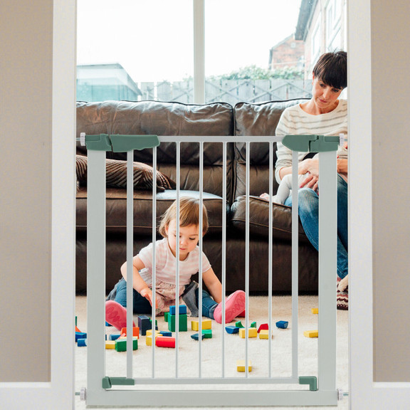 Costway 93856472 30 32.5 Inch Wide Safety Gate wit...