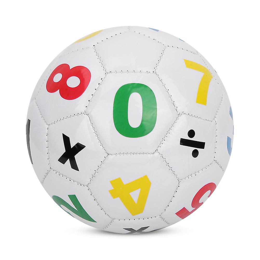 Children Outdoor Sport Football Soccer Ball Size 2 Exercise Sports Equipment(white Number)