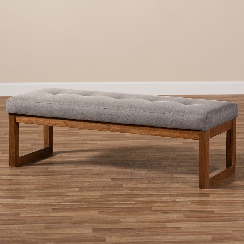 Baxton Studio Caramay Padded Bench