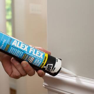 DAP ALEX FLEX 10.1 oz. White Premium Molding and Trim Sealant 18542