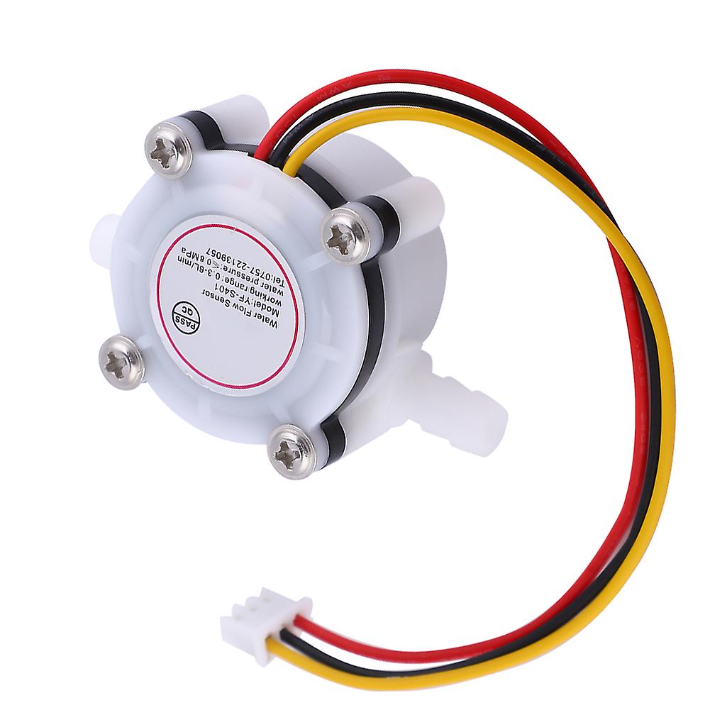 1pcs Water Hall Flow Effect Sensor Control Flowmeter With Barb Joint