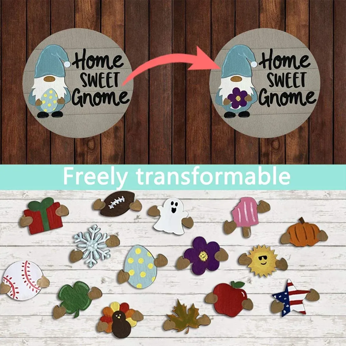 🔥 BIG SALE - 49% OFF🔥🔥 🎉-Cute 3D Seasonal Interchangeable