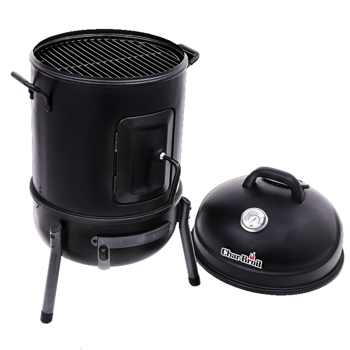 CharBroil 16in Bullet Charcoal Smoker  Black