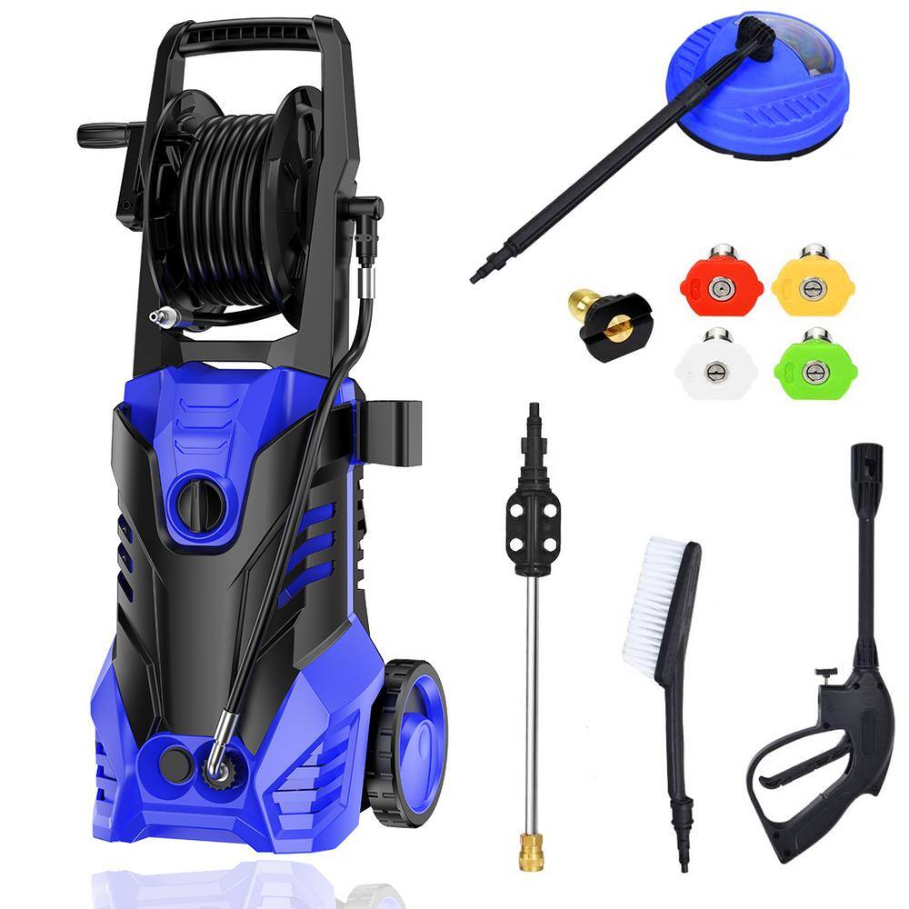 SUGIFT 3000 Maximum PSI 2 GPM 13 Amp Cold Water Electric Pressure Washer with 5 Nozzles SGFT88340