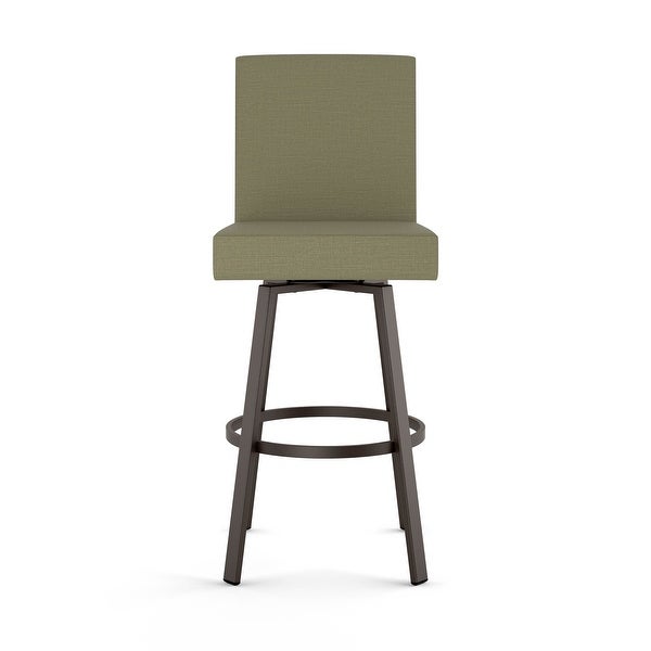 Amisco Hartman Swivel Counter and Bar Stool