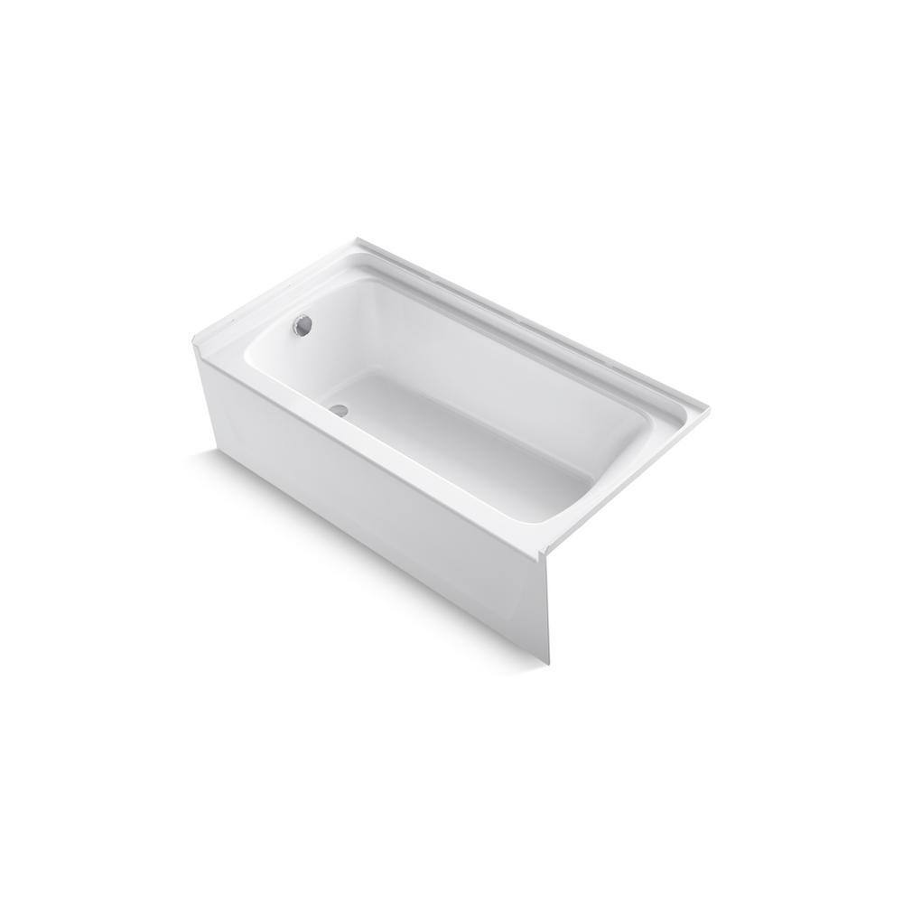 STERLING Ensemble 5 ft. Left Drain Bathtub in White 71171110-0