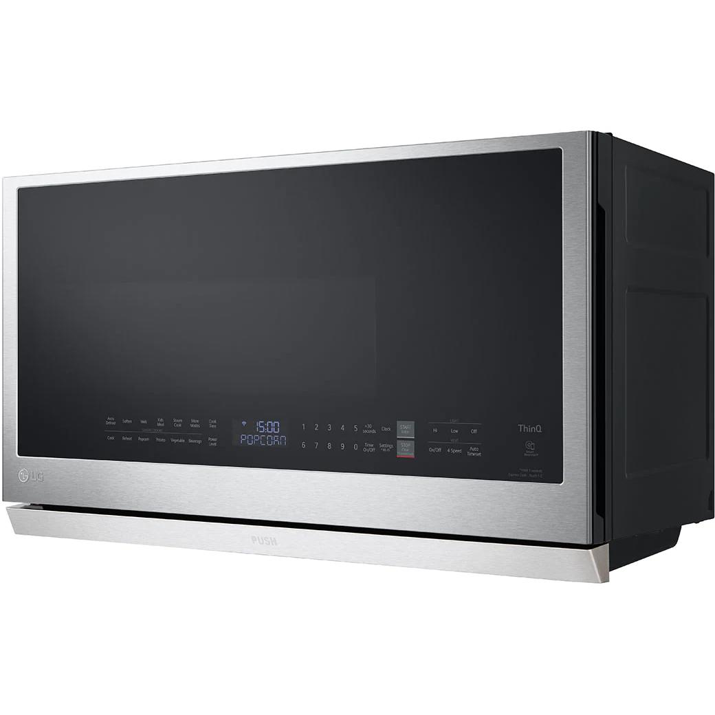 LG 30-inch, 2.1 cu. ft. Wi-Fi Enabled Over-the-Range Microwave Oven with EasyClean? MVEL2137F