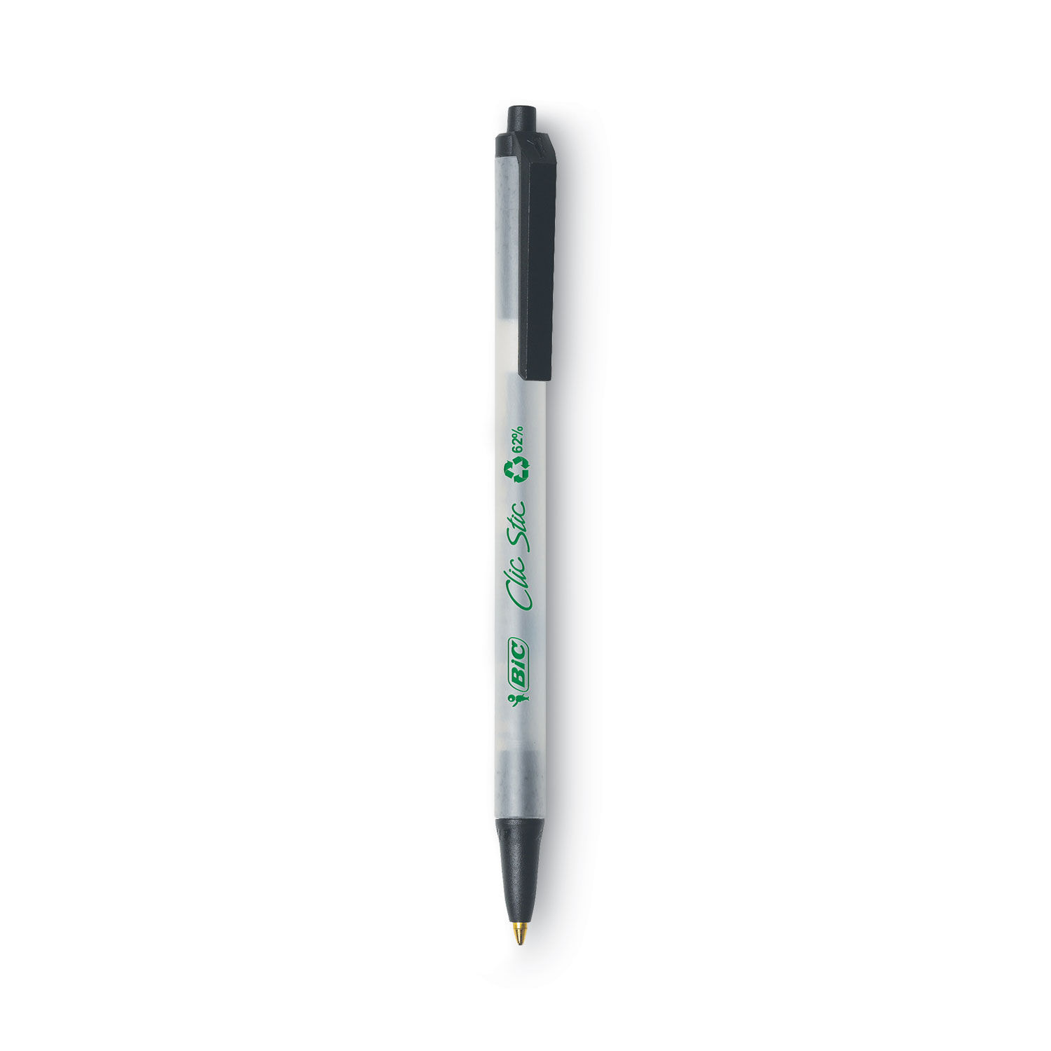 Ecolutions Clic Stic Ballpoint Pen by BICandreg; BICCSEM11BK