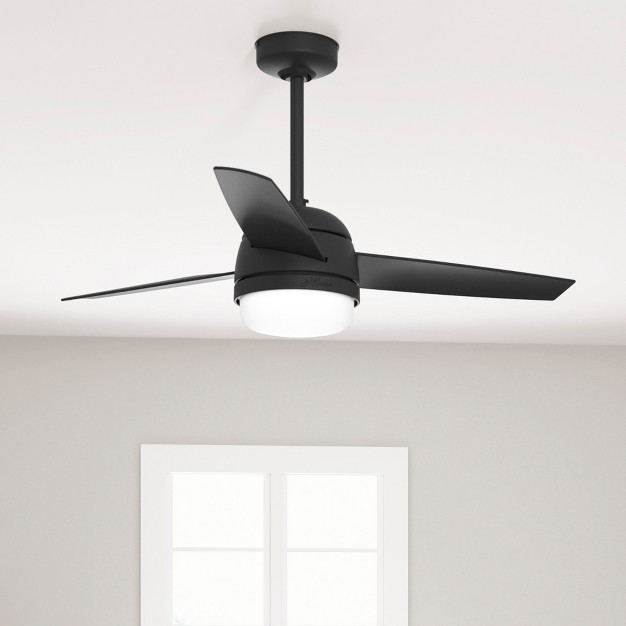 Midtown Ceiling Fan With Remote includes Led Light Bulb Hunter Fan