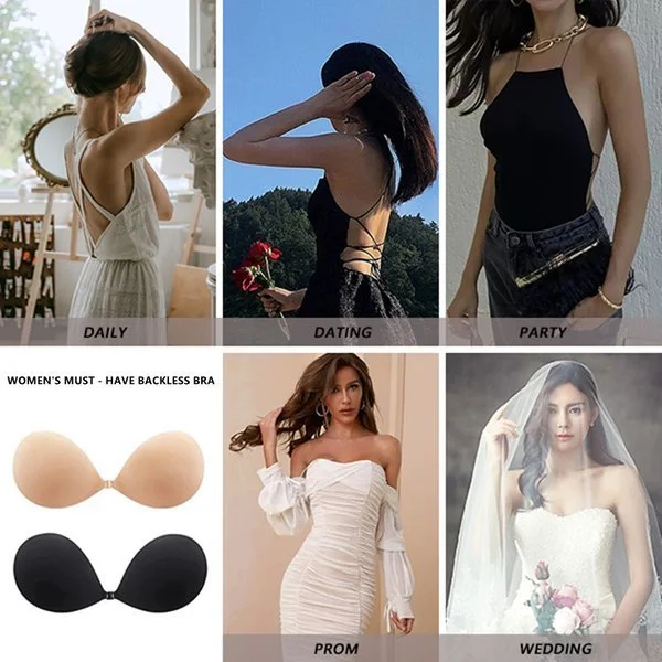 Adhesive invisible gathering bras - 🔥BUY 2 GET FREE SHIPPING🔥(Ch