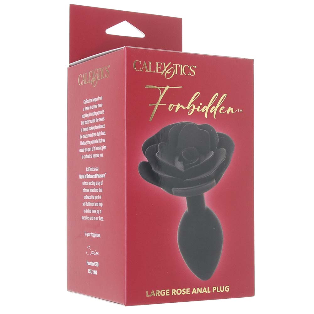 Forbidden Large Rose Anal Plug